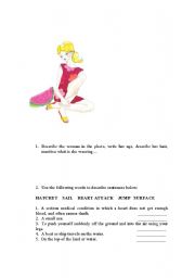 English Worksheet: Desribing appearances