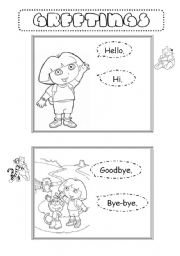 English Worksheet: Greetings