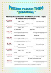 Exercises - Verbs & Present Perfect Tense [6/8]