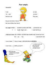 English worksheet: past simple