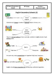 English Worksheet: English Secondary School