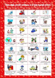 English Worksheet: FUTURE  -EDITABLE-