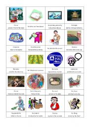 English Worksheet: Participles (-ed version)