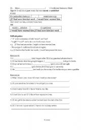 English Worksheet: Conditional Type 3 Structured Pogressive explanatory notes and excises (model answers at the back)