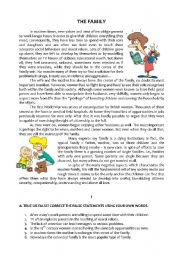 test- The Family - how it has changed (2 pages)