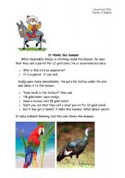 English Worksheet: Nasreddin Hodja