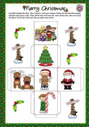 English Worksheet: CHRISTMAS - GAME