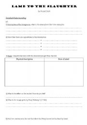 English Worksheet: Questionnaire about 