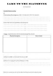 English worksheet: Questionnaire about 