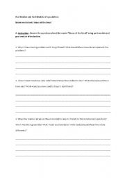 English Worksheet: Shaun of the Dead Past Modals and Past Modals of Deduction