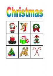 English worksheet: Read and Match (Christmas Theme)