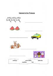 English worksheet: Demonstrative Pronouns