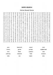 English Worksheet: Home Sweet Home