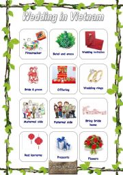 English Worksheet: Wedding in Vietnam