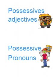 English Worksheet: Possessives