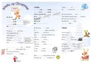 English Worksheet: shake up Christmas