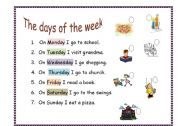 The days of the week