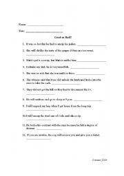 English worksheet: Worksheet  with Prefixes Un and Dis