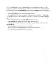 English Worksheet: An old pirate