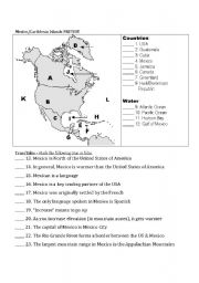 English Worksheet: MEXICO worksheet