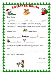 Letter to Santa Claus