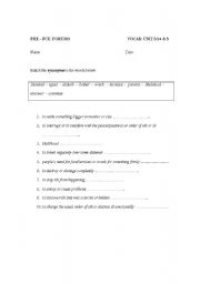 English worksheet: DERIVATIVES