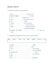 English Worksheet: Revision 