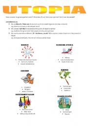 English Worksheet: Utopia