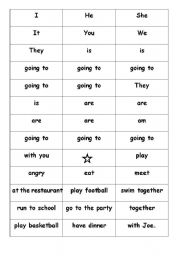 English worksheet: Pronouns and present continuous 