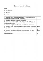 English worksheet: starting learning english in finland