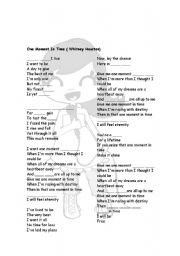 English Worksheet: Each ay I live