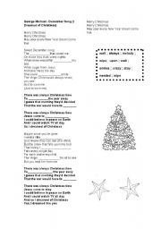 English Worksheet: December Song