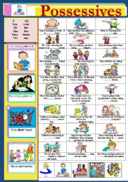 English Worksheet: Possessives