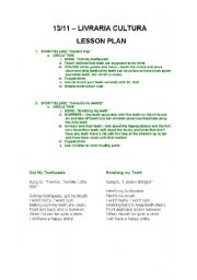 English worksheet: Healthy Teeth - involves numbers and animals