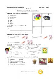 English worksheet: Action Pack 3 Exam/First semester