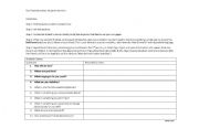 English worksheet: R/L/S New Student Interview 
