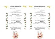 English Worksheet: Song - Rudolph the Rednosed reindeer