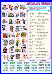 PAST SIMPLE - REGULAR VERBS