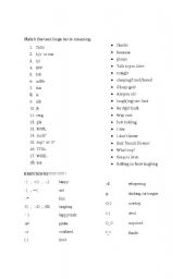 English Worksheet: Activity for American Text Message Lingo