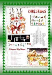 English Worksheet: Christmas activity