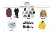 English Worksheet: CLOTHES: WARM & SUMMER CLOTHES