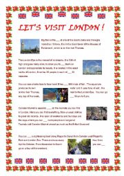 English Worksheet: London landmarks