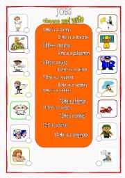 English Worksheet: jobs 
