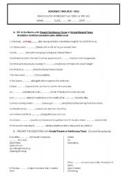 English Worksheet: present perfect