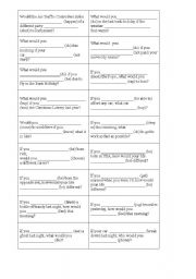 English Worksheet: Third conditional speaking activity