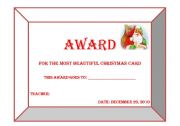 Christmas Award 2