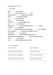 English worksheet: Past Simple Practice