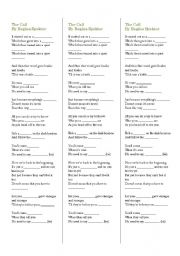 English worksheet: The Call