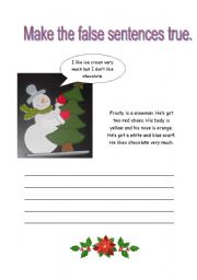 English worksheet: Christmas - Worksheet 