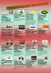 CHRISTMAS/IDIOMS